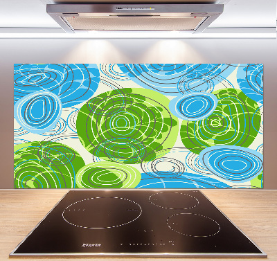 Verre pour crédence Abstraction