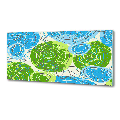 Verre pour crédence Abstraction