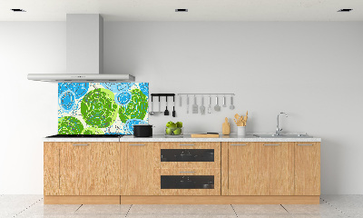 Verre pour crédence Abstraction