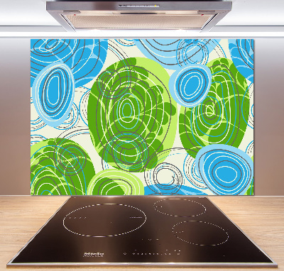 Verre pour crédence Abstraction
