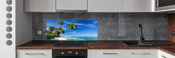 Crédence en verre trempé Plage tropicale