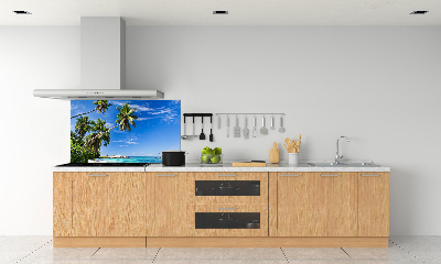 Crédence en verre trempé Plage tropicale