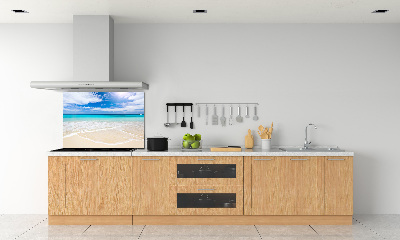 Crédence en verre avec motif Plage tropicale