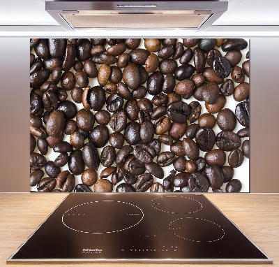 Crédence en verre cuisine Grains de café