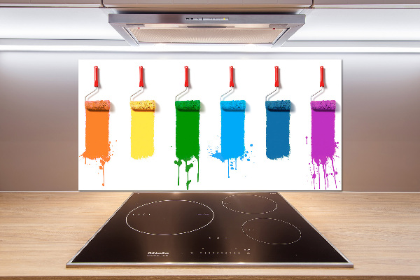 Panneau crédence cuisine Rouleaux de peinture