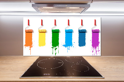 Panneau crédence cuisine Rouleaux de peinture