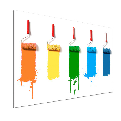 Panneau crédence cuisine Rouleaux de peinture
