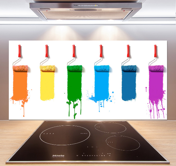 Panneau crédence cuisine Rouleaux de peinture