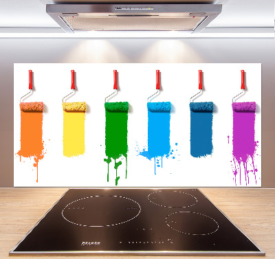 Panneau crédence cuisine Rouleaux de peinture