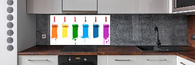 Panneau crédence cuisine Rouleaux de peinture