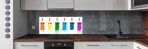 Panneau crédence cuisine Rouleaux de peinture