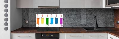 Panneau crédence cuisine Rouleaux de peinture