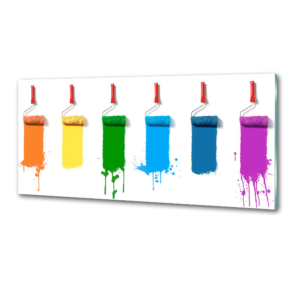 Panneau crédence cuisine Rouleaux de peinture