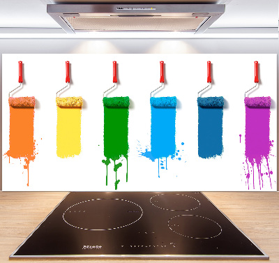 Panneau crédence cuisine Rouleaux de peinture