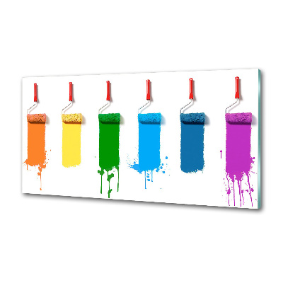 Panneau crédence cuisine Rouleaux de peinture
