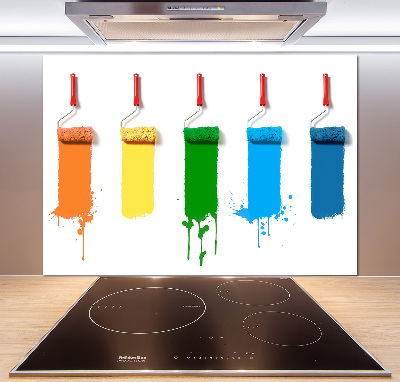 Panneau crédence cuisine Rouleaux de peinture