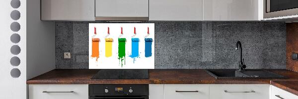 Panneau crédence cuisine Rouleaux de peinture