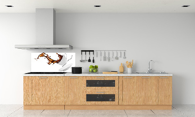 Crédence de cuisine en verre Café renversé