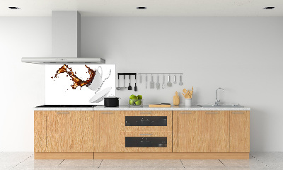 Crédence de cuisine en verre Café renversé