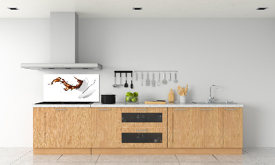 Crédence de cuisine en verre Café renversé