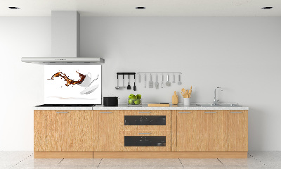 Crédence de cuisine en verre Café renversé