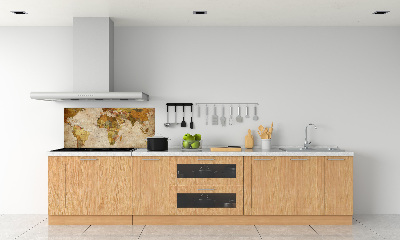 Panneau pour cuisine Carte politique