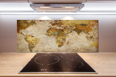 Panneau pour cuisine Carte politique