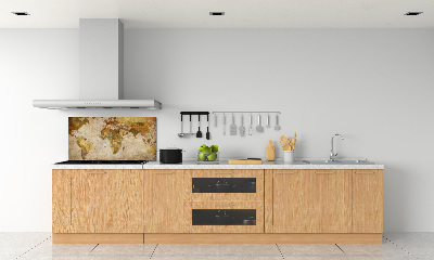 Panneau pour cuisine Carte politique