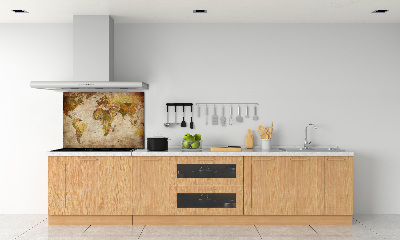 Panneau pour cuisine Carte politique