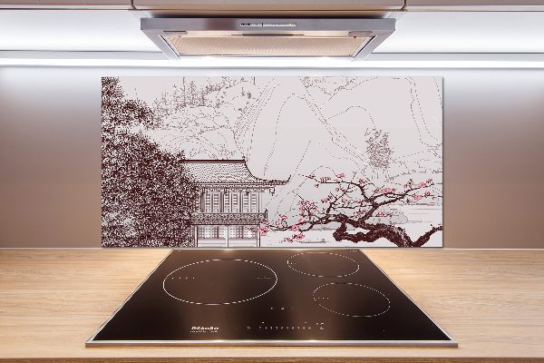Panneau crédence cuisine Paysage chinois