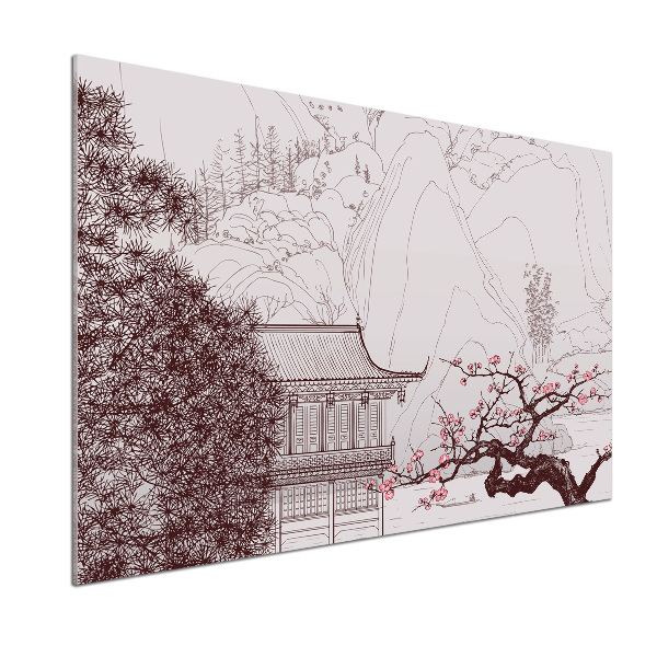 Panneau crédence cuisine Paysage chinois
