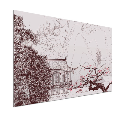 Panneau crédence cuisine Paysage chinois
