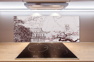 Panneau crédence cuisine Paysage chinois
