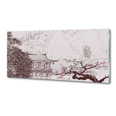 Panneau crédence cuisine Paysage chinois