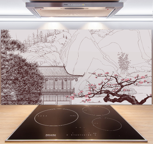 Panneau crédence cuisine Paysage chinois