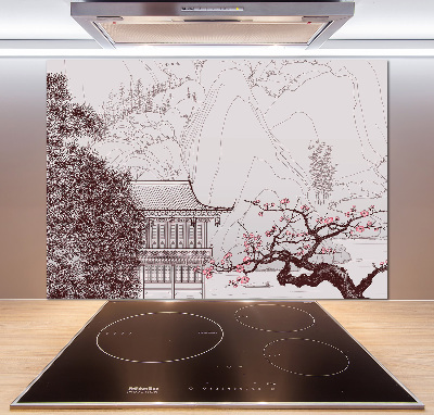 Panneau crédence cuisine Paysage chinois