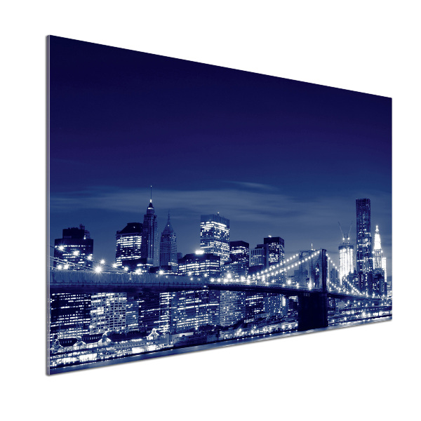 Panneaux de cuisine New York de nuit