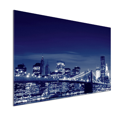 Panneaux de cuisine New York de nuit
