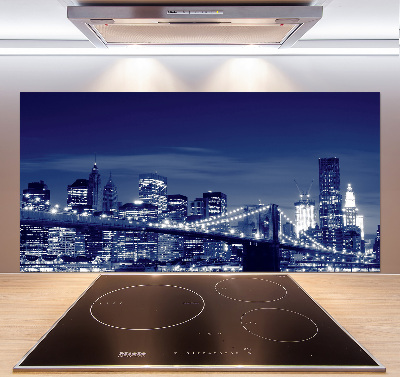 Panneaux de cuisine New York de nuit