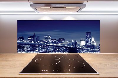 Panneaux de cuisine New York de nuit