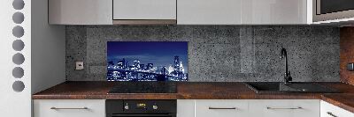 Panneaux de cuisine New York de nuit