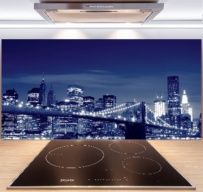 Panneaux de cuisine New York de nuit
