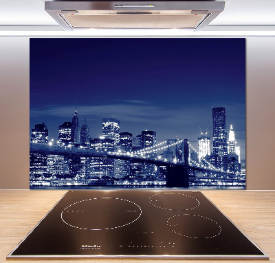 Panneaux de cuisine New York de nuit