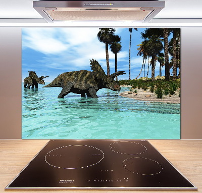 Panneaux muraux cuisine Dinosaures
