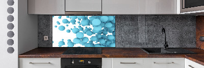 Crédence en verre avec motif Abstraction de sphères
