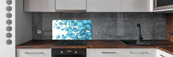 Crédence en verre avec motif Abstraction de sphères