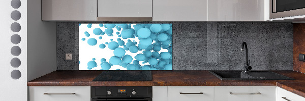 Crédence en verre avec motif Abstraction de sphères