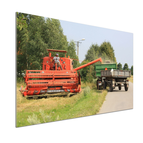 Panneau pour cuisine Moissonneuse-batteuse