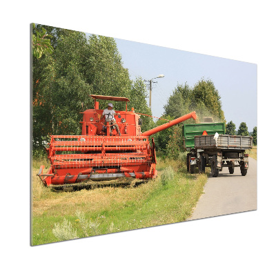 Panneau pour cuisine Moissonneuse-batteuse