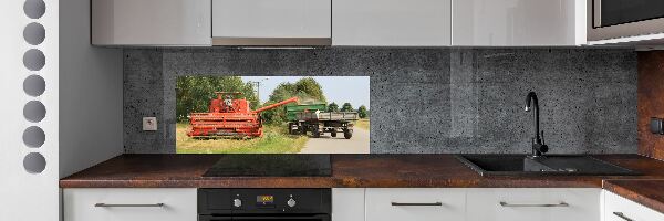 Panneau pour cuisine Moissonneuse-batteuse